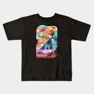 Mountain Illustration Kids T-Shirt